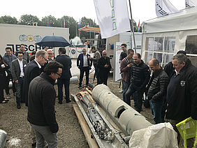 Live demonstrations outdoors at the IFAT